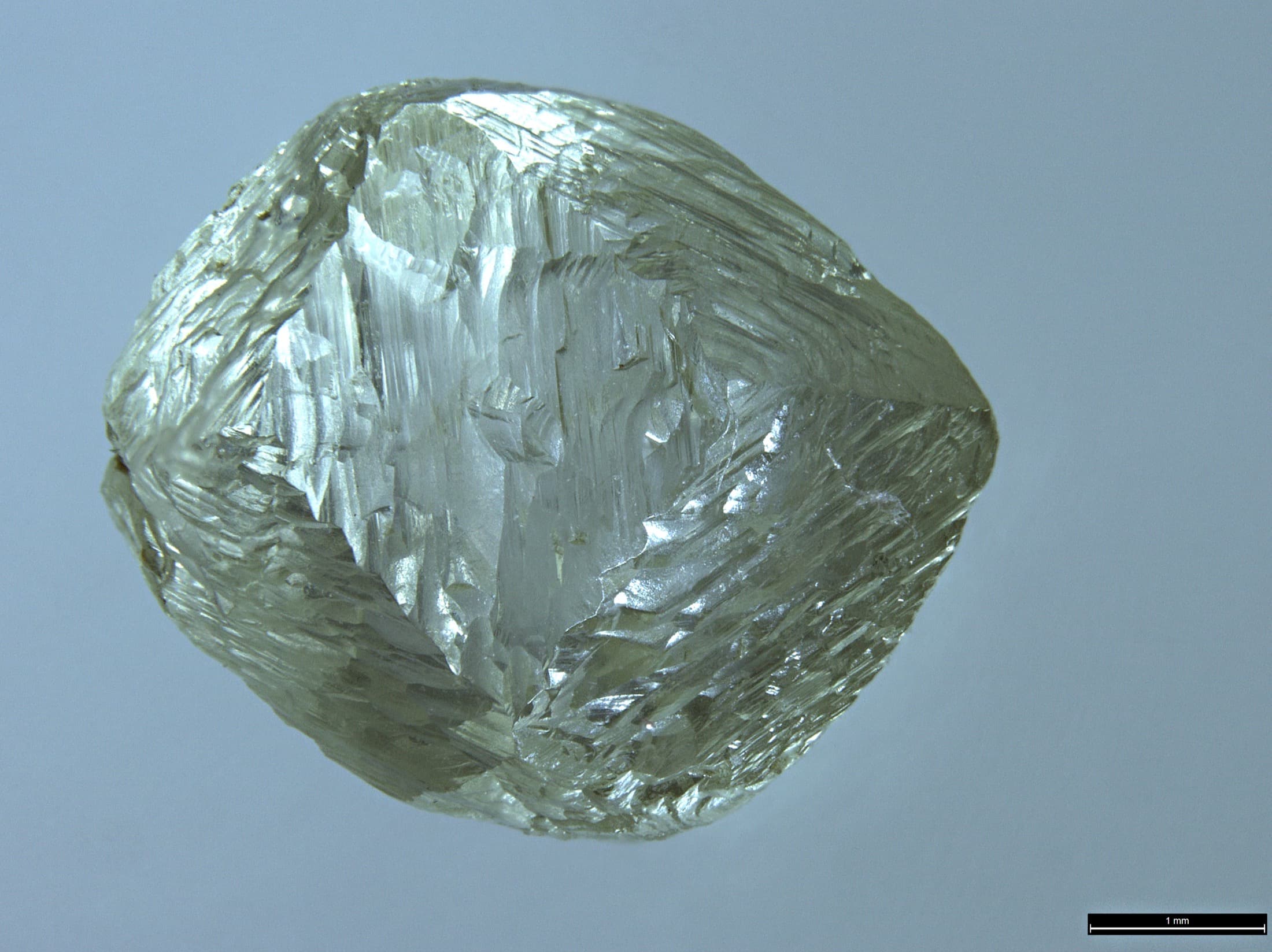 A raw diamond crystal, uncut A raw diamond crystal, uncut